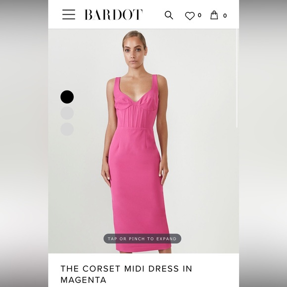 Bardot Corset Midi Dress - Picture 2 of 2